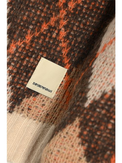 Maglione in misto lana jacquard con motivo argyle New York Capsule GIORGIO ARMANI | EM002500 AF19842F6001